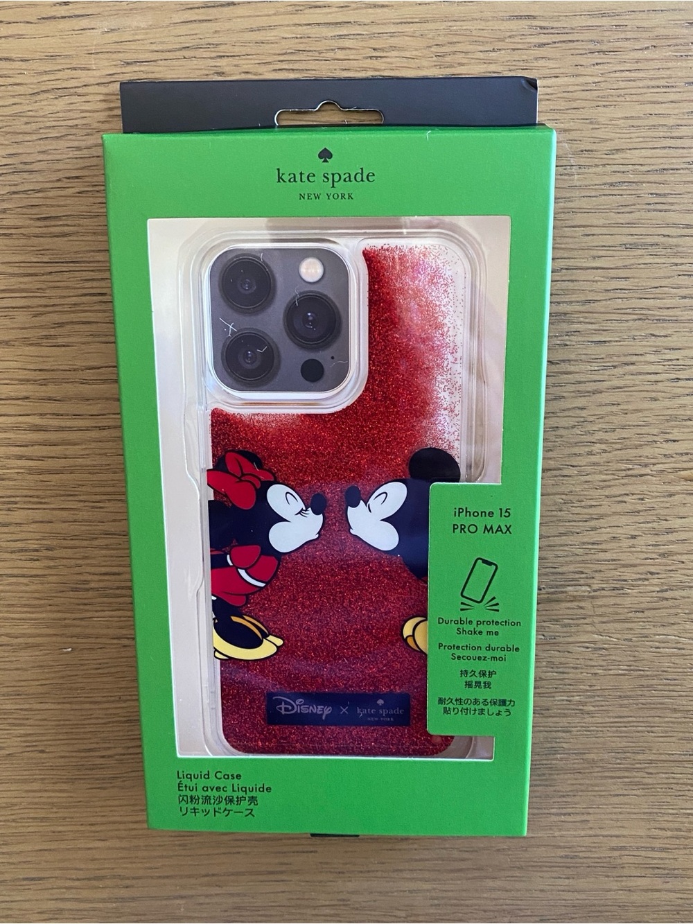 New in Box Disney x Kate Spade iPhone 15 Pro Max Case
